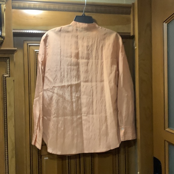 NWT Vince Relaxed Band Collar Blouse Size X-Small - Picture 4 of 9